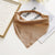 Elastic Flexible Satin Triangle Hair Scarf in Vibrant Colors