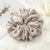 Solid Color Large Thick Satin Silk Elastic Hair Scrunchies