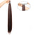 28-inch Long Soft Silky Straight Ponytail Extensions with Elastic Band