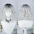 14inch Shoulder-Length Short Wavy Hair Wigs with Lace