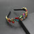 Baroque-Inspired Jeweled Headbands with Multicolored Rhinestones