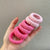 Set of 6 Wide & Thick Solid Color Elastic Hair Ties