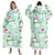 Festive Christmas Holiday Theme Oversized Hooded Blanket