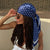 Polka Dot Print Square Head Scarf for Women’s Fashion Statement