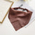 Elastic Flexible Satin Triangle Hair Scarf in Vibrant Colors
