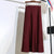 High Rise Satin Skirt with Stretch Waist for Women