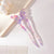 Vibrant U-Shaped Butterfly Hair Sticks with Faux Pearl Details
