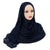 Women's Solid Color Hijab Shawls Perfect for Formal and Casual Wear