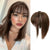 Braided Headband with Clip-In Hair Topper and Bangs