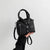 Women’s Mini Crossbody Handbag with Unique Collared Shirt Design