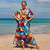 Plus Size Colorful Kaftans Dress Beach Cover Ups for Women