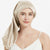 Soft Silk Long Hair Cap with Adjustable Elastic Tie Band