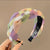 Vintage-Revived Twist Plaid Design Headband for Women