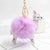 Soft & Cuddly Fluffy Fur Ball Alpaca Keychain Gift Idea