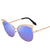 Stylish Retro Cat-Eye Design Metal Frame Mirror Sunglasses for Women
