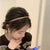 Classic Korean Vintage Style Knotted Thin PU Leather Headband