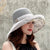 Lightweight and Foldable Women's Summer Hat with Mesh Side Panels