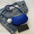 Quilted Mini Shoulder Bag with Fluffy Pom-Pom Charm