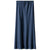 Women’s Elegant Lace-Up Satin Long Skirt in Solid Colors