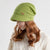 Autumn and Winter Slouchy Knitted Short Brim Beanie Hat for Women