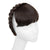 Natural and Realistic Braided Headband with Straight Bangs