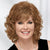 Medium-Length Layered Hair Wig with Soft Curls and Wispy Side Bangs