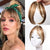 3D Center Parted Clip-In Bangs for Instant Style Upgrade