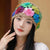 Handmade Crochet Flower Breathable Cap for Chic Summer Look