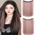 Straight Clip-In Hair Extensions with Inner-Color Highlights