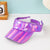 Adjustable Reflective Sporty Sun Visor Hat for Summer Getaways
