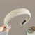 Cozy and Chic Women's Winter Padded Hairband for Cold Weather Looks