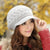 Women's Braided Baggy Knit Crochet Beanie Hat for Winter