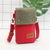 Mini Canvas Phone Bag with Adjustable Crossbody Strap