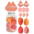 14-Piece Multi-Shape Design Foundation and Makeup Sponge Set