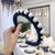 Faux Pearl-Accented Knotted Velvet Fabric Headband