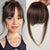 Natural Shades Clip-In Blunt Bangs Hair Extension for Women