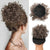 Short Curly Messy Bun Ponytail Extension with Elastic Drawstring