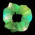 LED Luminous Elastic Solid Color Women's Hair Scrunchies