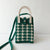 Classic Houndstooth Pattern Knitted Mobile Phone Bag