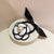 Camelia Flower with Pearl Hair Clips and Hair Ties