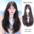 Trendy Korean-inspired Long Straight Hair Wigs with Bangs