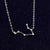 Simple Fashion Zodiac Constellation Necklace for Women