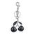 Women's Sweet Cherry Charm Handbag Pendant Keychain