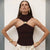 High Street Fashion Metal Ring Sleeveless Tank Tops
