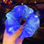 LED Luminous Elastic Solid Color Women's Hair Scrunchies