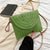 Flat Envelop Style Woven Straw Crossbody Shoulder Bags