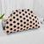 Portable and Lightweight Polka-Dot Knitted Cosmetic Pouch Bag