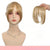 Natural-Looking Clip-In Middle-Part Bangs Extensions