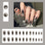 Y2K Edgy Punk Gothic Design Black Press-on Fake Nails