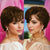 Vibrant Two-Tone Ombre Pixie Cut Hair Wig with Bangs